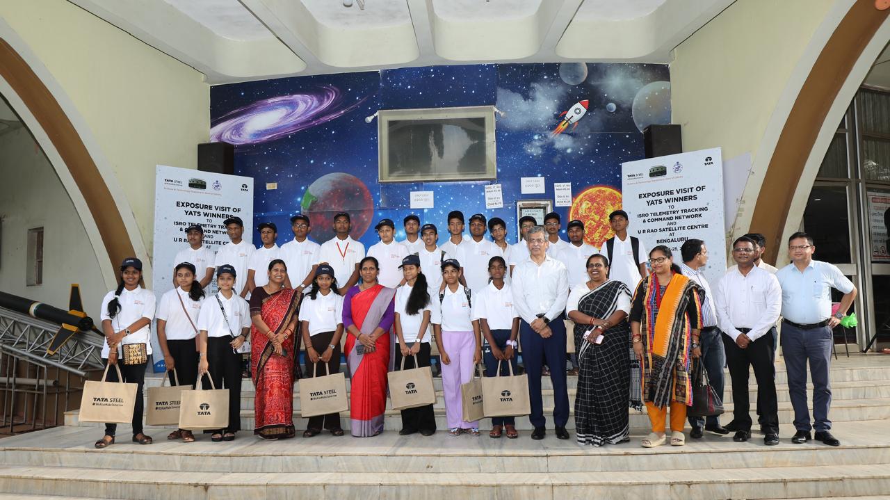 Tata Steel’s Young Astronomer Talent Search Winners Set Off for ISRO Tour to Bengaluru